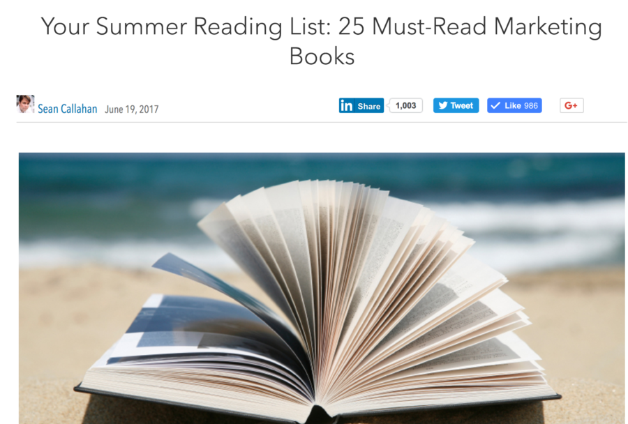 LinkedIn Summer 2017 Reading List